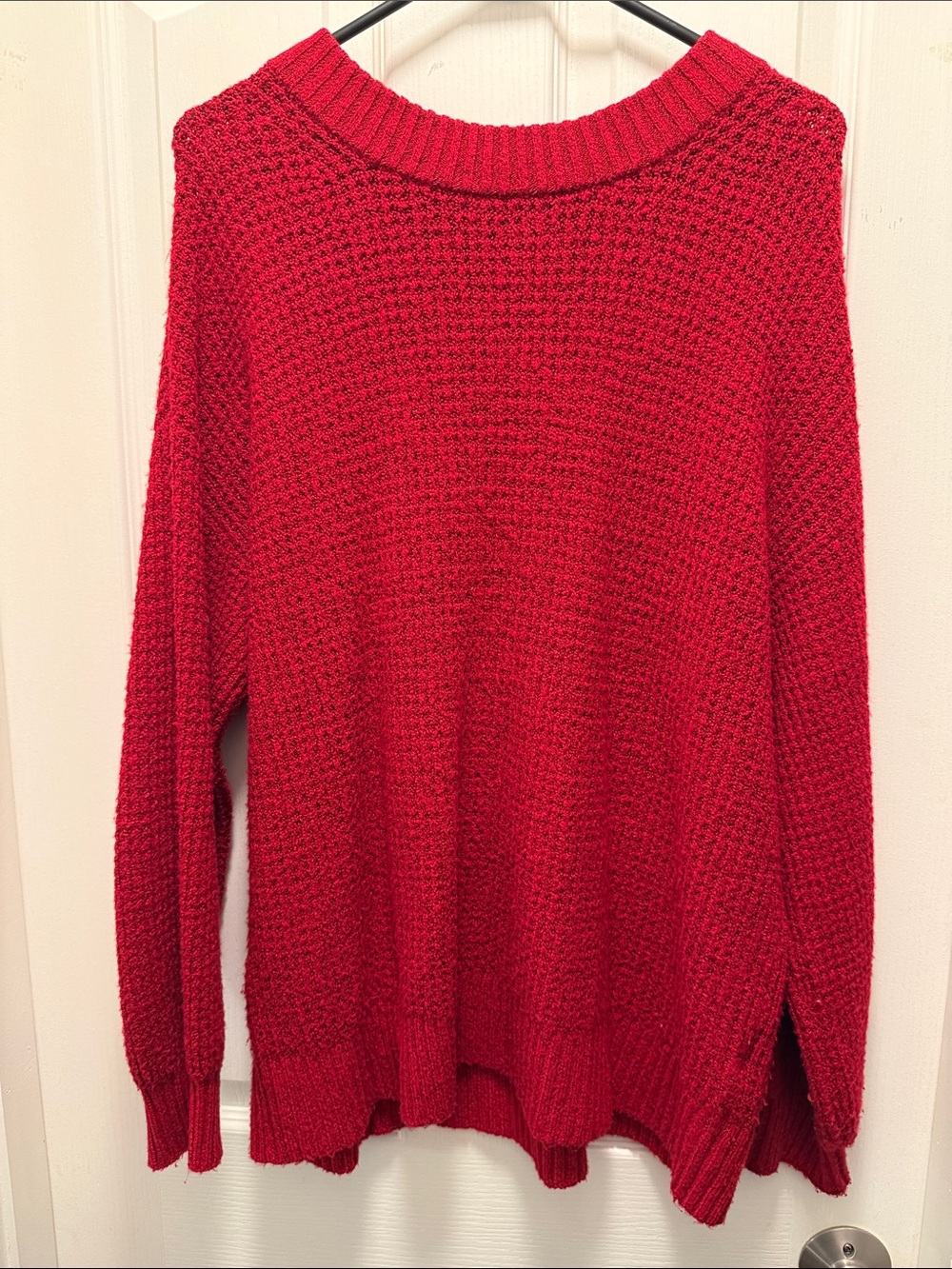 American Eagle Classic Red Knit Women's Sweater - Picture 1 of 2